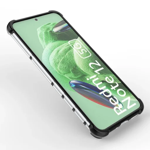 Xiaomi Redmi Note 12 5G / Poco X5 5G Honeycomb páncélozott hibrid fekete tok - 10