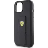 Ferrari Grip Stand Metal Logo tok iPhone 15 - fekete thumbnail