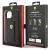 Ferrari Grip Stand Metal Logo tok iPhone 15 - fekete thumbnail