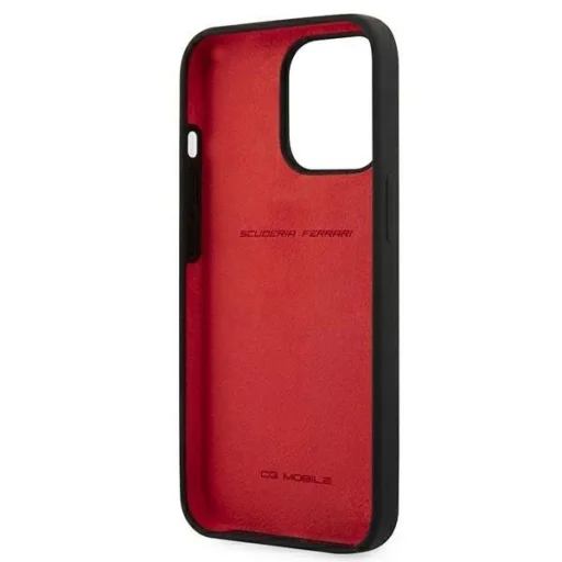 Ferrari FESSIHCP13LBK iPhone 13 Pro / 13 6.1" fekete/fekete keménytok szilikon tok - 7
