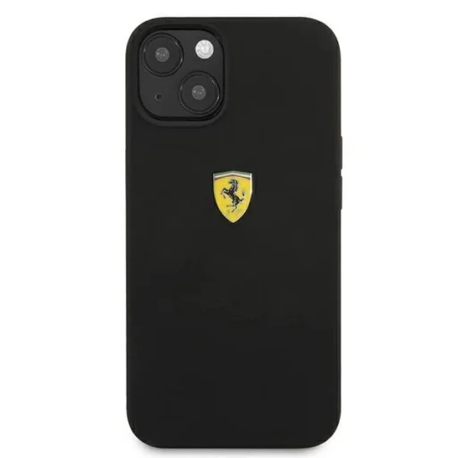 Ferrari FESSIHCP13MBK iPhone 13 6.1" fekete/fekete szilikon tok - 3