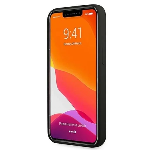 Ferrari FESSIHCP13MBK iPhone 13 6.1" fekete/fekete szilikon tok - 5