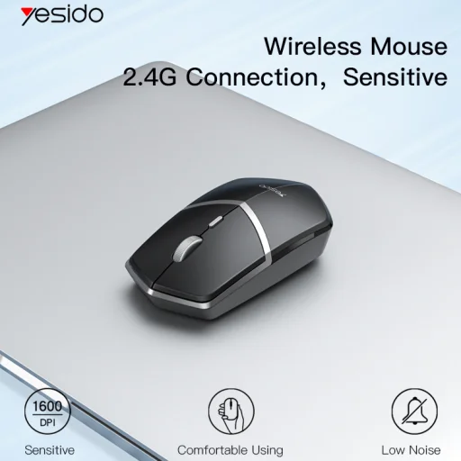Yesido számítógépes egér KB16 vezeték nélküli fekete - 6