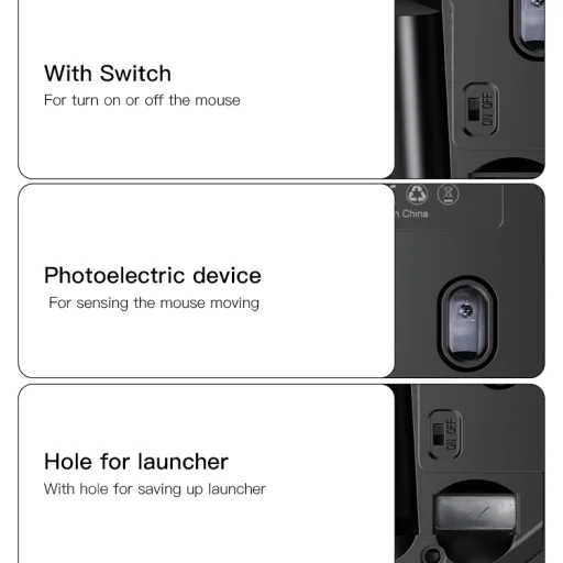 Yesido számítógépes egér KB16 vezeték nélküli fekete - 13