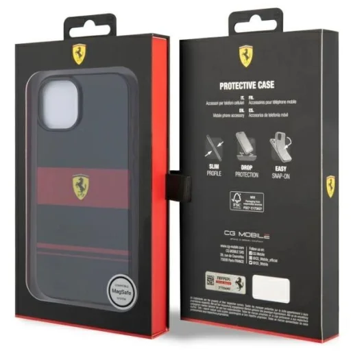 Ferrari FEHMP14SUCOK iPhone 14 6.1" fekete/fekete kemény tok MagSafe - 8