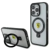 Ferrari FEHMP15LUSCAH iPhone 15 Pro 6.1" átlátszó kemény tok Ring Stand 2023 Collection MagSafe tok - 1