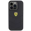 Ferrari Steppelt Fém Logó tok iPhone 15 Pro - fekete - 3