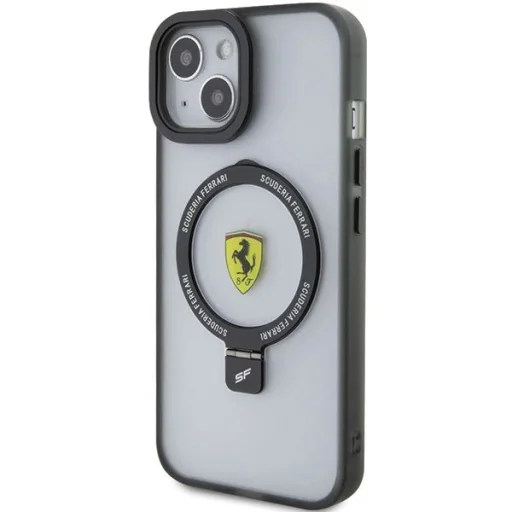 Ferrari Ring Stand 2023 Collection MagSafe tok iPhone 15 Plus / 14 Plus - Fekete - 2