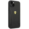 Ferrari FEHCP14MRBUK iPhone 14 Plus 6.7" fekete/fekete kemény tok Bőr Nyomat Oldalak tok thumbnail