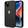 Ferrari FEHCP14MRBUK iPhone 14 Plus 6.7" fekete/fekete kemény tok Bőr Nyomat Oldalak tok thumbnail