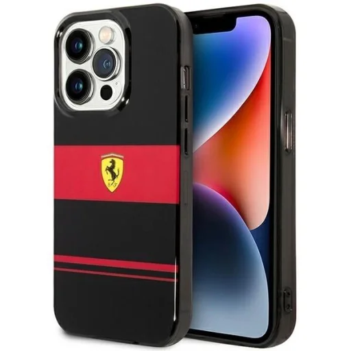 Ferrari FEHMP14LUCOK iPhone 14 Pro 6.1" fekete/fekete kemény tok IMD Combi Magsafe tok - 1