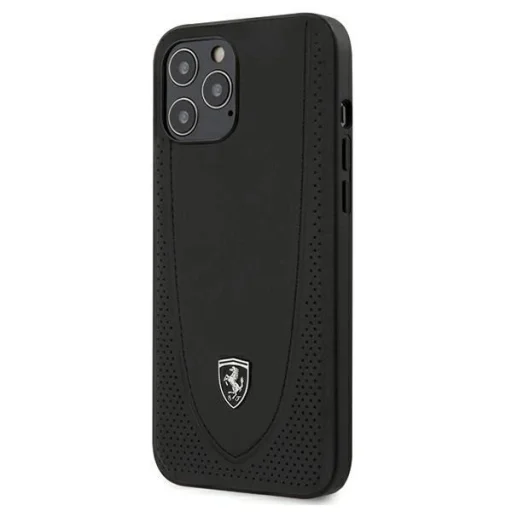 Ferrari FEOGOHCP12LBK iPhone 12 Pro Max 6.7" fekete/fekete tok Off Track Perforált tok - 1