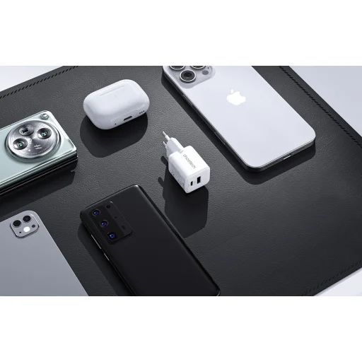 Töltő iPhone 16-hoz Choetech PD30W Két portos 1C1A (Fehér) - 6