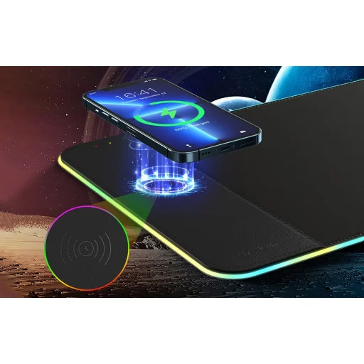 Vezeték nélküli töltő egérpad Choetech T543-F-ACBK 15W - 4