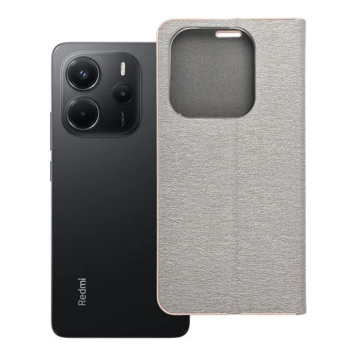 LUNA flipové puzdro zlaté XIAOMI Redmi NOTE 14 5G strieborné puzdro - 8
