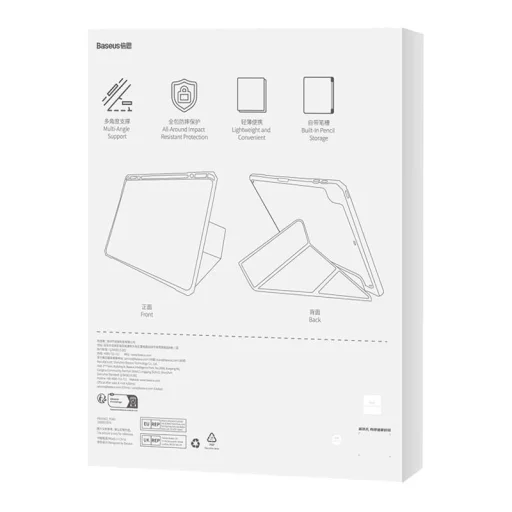 Baseus Minimalist séria flipové puzdro na iPad Pro (2018/2020/2021/2022) 11" (sivé) puzdro - 8