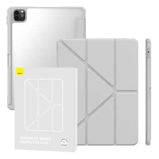 Baseus Minimalist séria flipové puzdro na iPad Pro (2018/2020/2021/2022) 11" (sivé) puzdro - 1