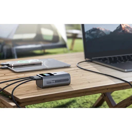Choetech B701 10000mAh PD30W Powerbank (Szürke) - 6