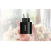 Choetech 2USB-A Portos Fali Töltő C0028 Digitális Kijelzővel thumbnail
