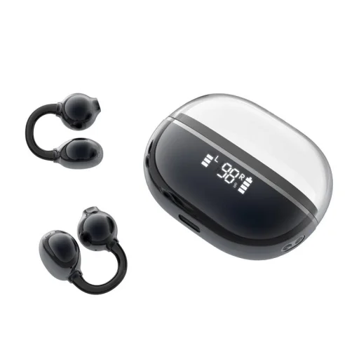 Bluetooth fülhallgató OWS LDNIO T08 (sötétkék) - 4