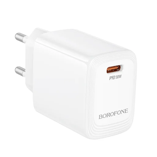Borofone fali töltő BN28 Fuente - Type C - PD 30W fehér - 3