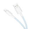 Borofone kábel BX117 Source - USB-Lighting - 2,4A 1 méter kék thumbnail