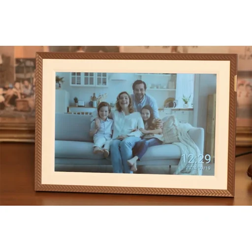 Arzopa Digitális képkeret D10 10.1" (sötétbarna) - 3