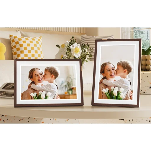 Arzopa Digitális képkeret D10 10.1" (sötétbarna) - 6