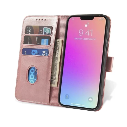 Magnet Case fliptok Samsung Galaxy A26 - rózsaszín tok - 2