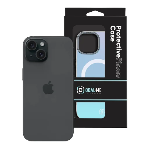 OBAL:ME HoloMag fliptok Apple iPhone 15-höz Fehér - 5