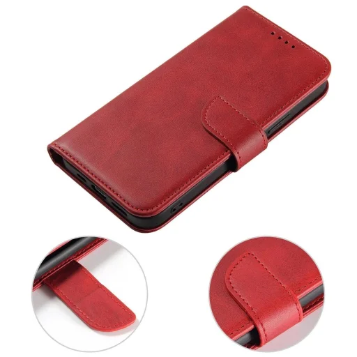 Magnet fliptok Samsung Galaxy A36 - piros tok - 7