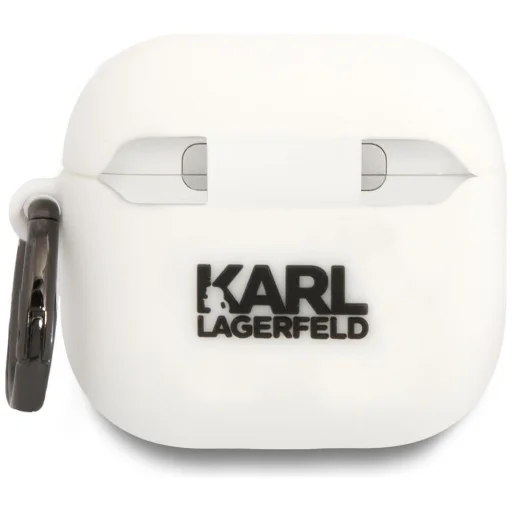 KARL LAGERFELD tok APPLE AirPods 4-hez KLA4RUNIKH (3D SIL NFT K) fehér - 2