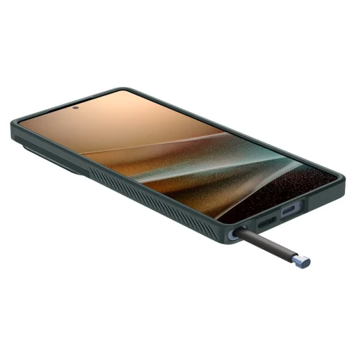  Galaxy S25 Ultra Méregzöld Spigen Optik Armor tok - 9