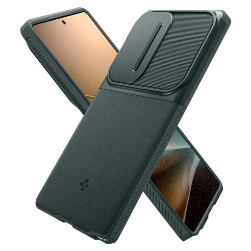  Galaxy S25 Ultra Méregzöld Spigen Optik Armor tok - 10