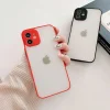 Milky Case Szilikon Rugalmas Átlátszó Tok Xiaomi Redmi 9T Piros thumbnail