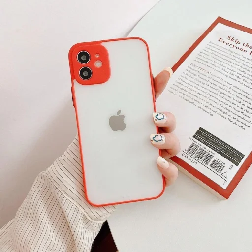 Milky Case Szilikon Rugalmas Átlátszó Tok Xiaomi Redmi 9T Piros - 3