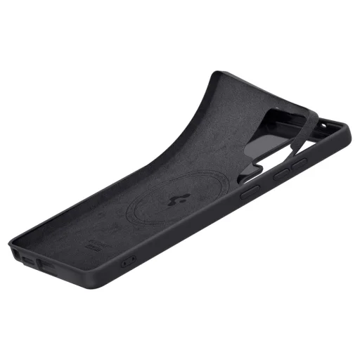  Galaxy S25 Ultra Fekete Spigen Silicone Fit Mag Magsafe tok - 12