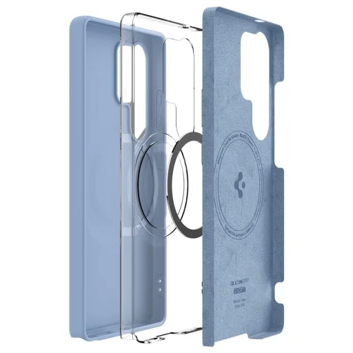 Spigen Silicone Fit Mag Magsafe Galaxy S25 Ultra Sapphire Blue - 13