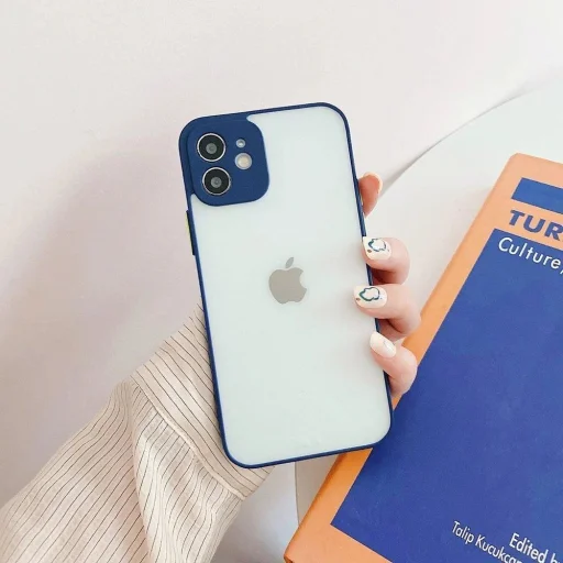 Milky Case Szilikon Rugalmas Félig Átlátszó Tok Xiaomi Redmi 9T Sötétkék tok - 2