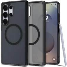  Galaxy S25 Ultra Fagyos Fekete Spigen Ultra Hybrid Mag Magsafe Tok