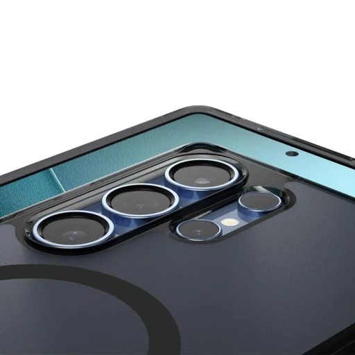  Galaxy S25 Ultra Fagyos Fekete Spigen Ultra Hybrid Mag Magsafe Tok - 12