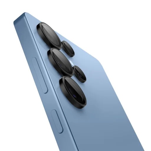 Spigen Optik Pro Hd Glas.tr "Ez Fit" kamera védő 2-csomag Samsung Galaxy S25 Ultra fekete üvegfólia - 3