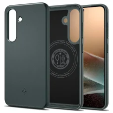  Galaxy S25 Absztrakt Zöld Spigen Thin Fit Mag Magsafe tok