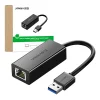 USB 3.0 - RJ45 hálózati adapter Ugreen CR111, Gigabites Ethernet (Fekete) thumbnail