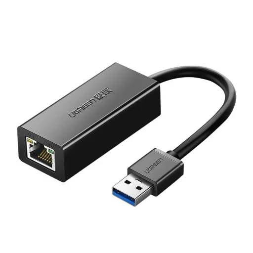 USB 3.0 - RJ45 hálózati adapter Ugreen CR111, Gigabites Ethernet (Fekete) - 1
