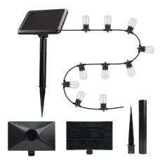  Napelemes Girland SUNARI FLS-60 7,5m 10 LED égő IP44 Örök Fény