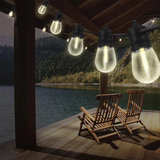  Napelemes Girland SUNARI FLS-60 7,5m 10 LED égő IP44 Örök Fény - 5