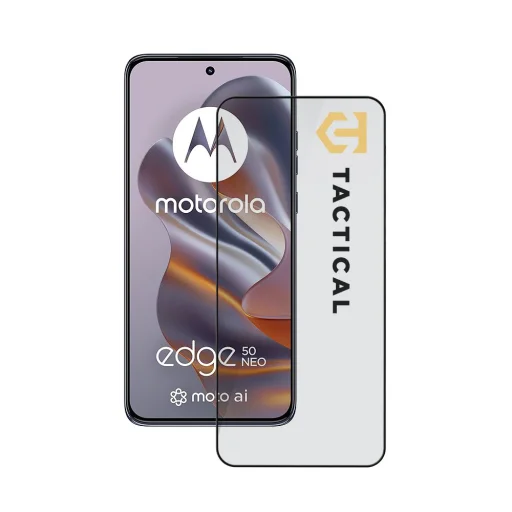 Tactical Glass Shield 5D Motorola Edge 50 Neo Fekete üvegfólia - 1