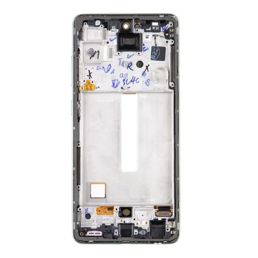 LCD kijelző + Érintőegység Samsung A528B Galaxy A52s 5G Világoszöld (Szervizcsomag) - 2