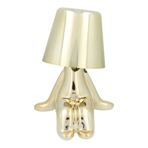 Éjjeliszekrényhez való asztali lámpa GOLD MAN Art Deco ülés (6. verzió) MLTL - 1